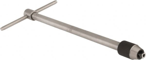 Starrett - 7/32 to 7/16" Tap Capacity, T Handle Tap Wrench - 10" Overall Length - A1 Tooling