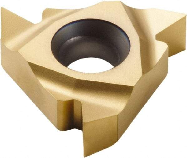 Seco - 16NL Internal Left Hand 48-16 Partial Profile 60° Laydown Threading Insert - Grade CP500, TiAlN/TiN Coated Carbide, 9.53mm Inscribed Circle - A1 Tooling