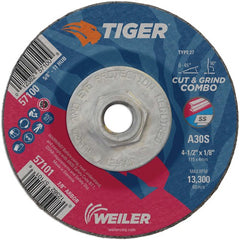 ‎4-1/2X1/8 TIGER TYPE 27 CUT & - A1 Tooling