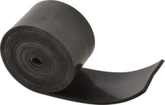 Made in USA - 1/8" Thick x 2" Wide x 60" Long, Buna-N Rubber Strip - Stock Length, 60 Shore A Durometer, 800 to 1,000 psi Tensile Strength, -20 to 170°F, Black - A1 Tooling