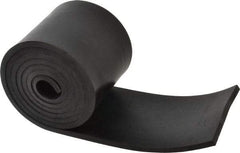 Made in USA - 1/4" Thick x 4" Wide x 60" Long, Buna-N Rubber Strip - Stock Length, 60 Shore A Durometer, 800 to 1,000 psi Tensile Strength, -20 to 170°F, Black - A1 Tooling