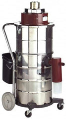 Minuteman - 15 Gal, Stainless Steel Tank, Dry, Mercury Vacuum Cleaner - 1.25 hp, 13.6 Amps - A1 Tooling