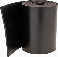 Made in USA - 1/8" Thick x 4" Wide x 60" Long, Neoprene Rubber Strip - Stock Length, 60 Shore A Durometer, 1,000 to 1,200 psi Tensile Strength, -40 to 212°F, Black - A1 Tooling