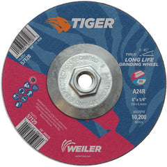 6X1/4 A24R A/O T27 GRINDING WHEEL - A1 Tooling