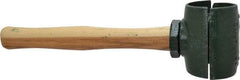 Garland - 5-1/4 Lb Head 2-3/4" Face Malleable Iron Split Head Hammer without Faces - 12" Wood Handle - A1 Tooling