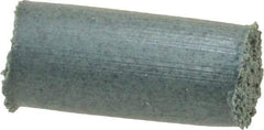 Cratex - 1/4" Max Diam x 1/2" Long, Cylinder, Rubberized Point - Coarse Grade, Silicon Carbide, 1/16" Arbor Hole, Unmounted - A1 Tooling