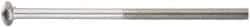 Value Collection - 5/16-18 UNC 2-1/4" Length Under Head, Standard Square Neck, Carriage Bolt - 18-8 Stainless Steel, Uncoated - A1 Tooling