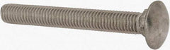 Value Collection - 1/2-13 UNC 4" Length Under Head, Standard Square Neck, Carriage Bolt - 18-8 Stainless Steel, Uncoated - A1 Tooling