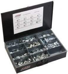 Value Collection - 1/4-20 to 3/4 Thread, 190 Piece Zinc Plated Steel Nut Assortment - 7/8 to 2-1/4" High - A1 Tooling