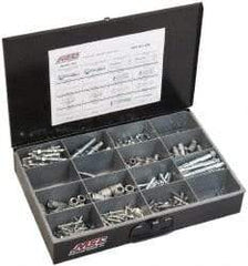 Value Collection - 192 Piece, #10 to 1/2 Screw, Steel Anchor Assortment - Zinc Plated - A1 Tooling