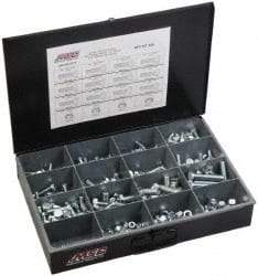 Value Collection - 238 Piece Steel Hex Head Cap Screws - M8 to M16 Thread, Zinc Plated - A1 Tooling