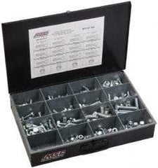 Value Collection - 238 Piece Steel Hex Head Cap Screws - M8 to M16 Thread, Zinc Plated - A1 Tooling