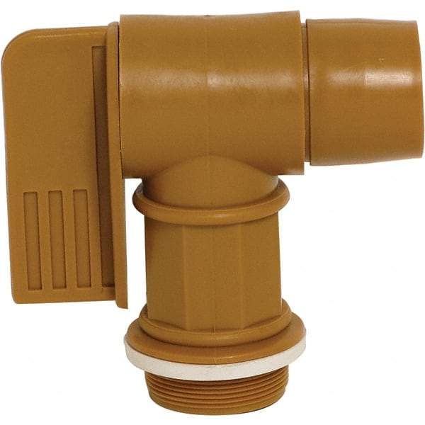 Wesco Industrial Products - 2" NPT Plastic Rigid Drum Faucet - FM Approved, No Arrester, Manual Closing, 6" Long Extension - A1 Tooling