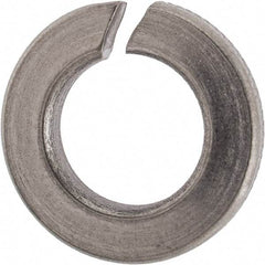 Made in USA - 3/8", 0.094" Thick Split Lock Washer - 400 Stainless Steel, Passivated Finish, 0.377" Min ID, 0.385" Max ID, 0.68" Max OD - A1 Tooling