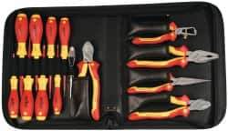 Wiha - 14 Piece Insulated Hand Tool Set - Comes in Zippered Carrying Case - A1 Tooling