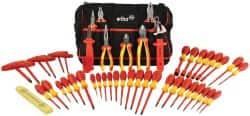 Wiha - 50 Piece Insulated Hand Tool Set - Comes in Canvas Pouch - A1 Tooling