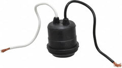 Pass & Seymour - 250 VAC, 660 Watt, Medium Base, Keyless Lamp Holder - 1-3/4 Inch High, Incandescent - A1 Tooling