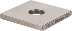 Mitutoyo - 0.1005" Square Steel Gage Block - Accuracy Grade 0, Includes Certificate of Inspection - A1 Tooling