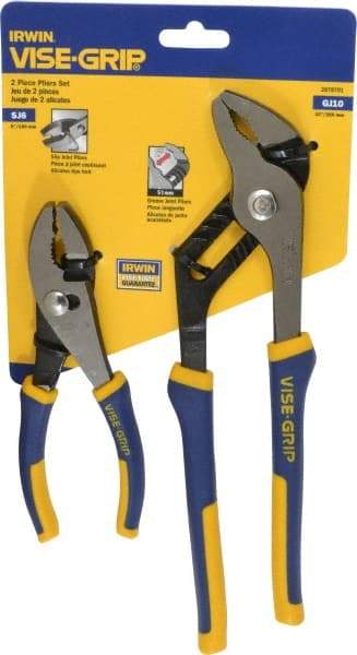 Irwin - 2 Piece Plier Set - Comes in Display Card - A1 Tooling