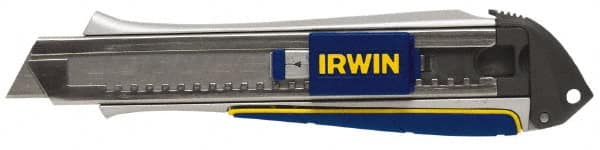 Irwin - Snap Utility Knife - 9mm Blade, Blue & Yellow Handle, 3 Blades Included - A1 Tooling