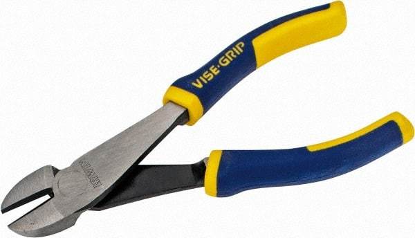 Irwin - 6" OAL, Diagonal Cutter - 13/16" Jaw Length x 13/16" Jaw Width, Oval Head, ProTouch Handle - A1 Tooling