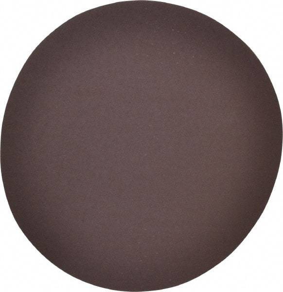 Norton - 9" Diam, 180 Grit Aluminum Oxide Adhesive PSA Disc - Fine Grade, Brown, Cloth Backing, Flexible - A1 Tooling