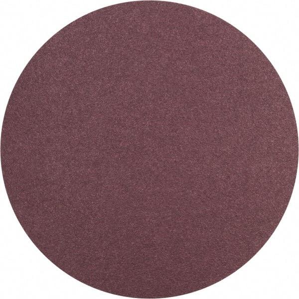 Norton - 9" Diam, 50 Grit Aluminum Oxide Adhesive PSA Disc - Coarse Grade, Brown, Cloth Backing, Flexible - A1 Tooling