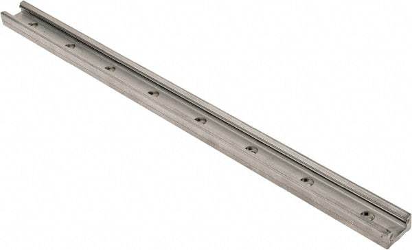 Pacific Bearing - 480mm OAL x 30mm Overall Width x 16mm Overall Height Self Lubricated Linear Guide Systems - 60mm Between Holes, 225 Lb. Capacity - A1 Tooling