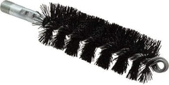 Schaefer Brush - 5" Brush Length, 1-3/4" Diam, Nylon Single Stem, Single Spiral Tube Brush - 7-1/4" Long, Nylon, 1/4" NPSM Male Connection - A1 Tooling