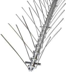 Bird-X - Stainless Steel Bird Spikes - 4.3 Inch High x 1/2 Inch Wide x 10 Ft. Long - A1 Tooling