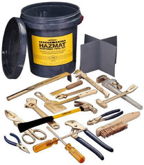 Ampco - 17 Piece Hazmat Response Tool Kit - Comes in Tool Bucket - A1 Tooling