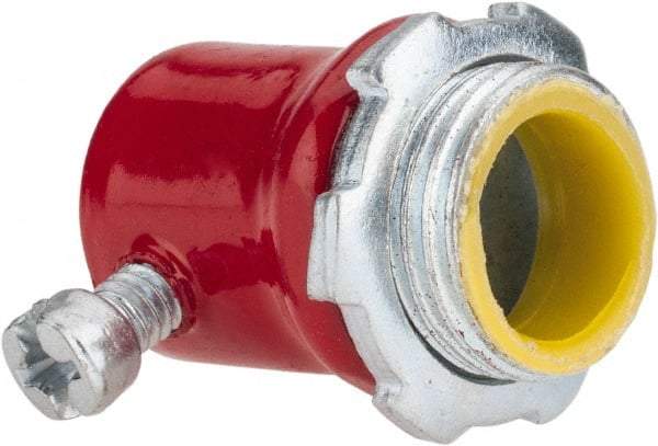 Thomas & Betts - 1/2" Trade, Steel Set Screw Straight EMT Conduit Connector - Insulated - A1 Tooling