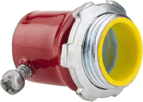 Thomas & Betts - 3/4" Trade, Steel Set Screw Straight EMT Conduit Connector - Insulated - A1 Tooling