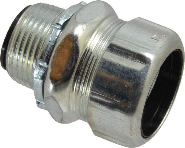 Thomas & Betts - 1" Trade, Steel Threaded Straight Liquidtight Conduit Connector - Insulated - A1 Tooling