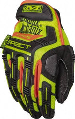 Mechanix Wear - Size XL (11), ANSI Cut Lvl 4, Puncture Lvl 5, Abrasion Lvl 3, Synthetic Leather Cut Resistant Gloves - 10" Long, ArmorTex Cut Lining, Hook & Loop Cuff, Hi-Vis Yellow, Paired - A1 Tooling