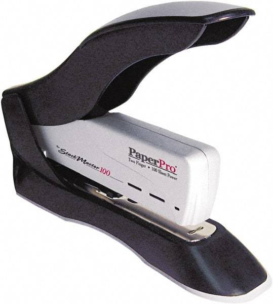 PaperPro - 100 Sheet Full Strip Desktop Stapler - Black/Silver - A1 Tooling