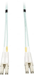 Tripp-Lite - 10' Long, LC/LC Head, Multimode Fiber Optic Cable - Aqua, Use with LAN - A1 Tooling