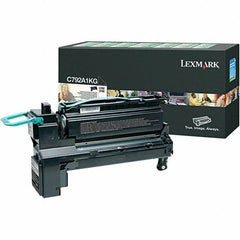 Lexmark - Black Toner Cartridge - Use with Lexmark C792 - A1 Tooling