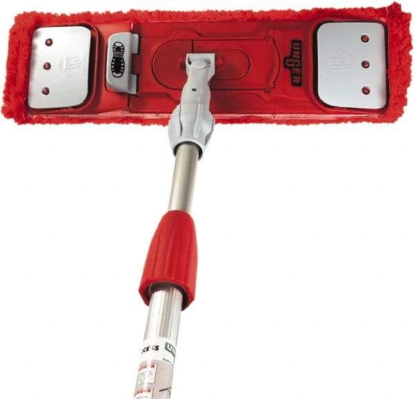 Unger - Red Mopping Kit - 16 Inch Long x 5 Inch Wide Microfiber Head, 48 to 96 Inch Long Handle - A1 Tooling