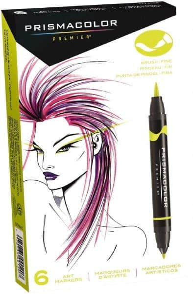 Prismacolor - Canary Yellow Art Marker - Brush Tip, Alcohol Based Ink - A1 Tooling