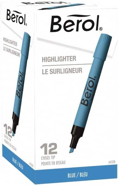 Sharpie - Blue Highlighter - Chisel Tip, AP Nontoxic Ink - A1 Tooling