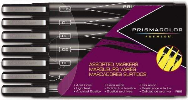 Prismacolor - Black Art Marker - Brush Tip, Alcohol Based Ink - A1 Tooling