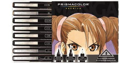 Prismacolor - Black, Sepia Art Marker - Brush Tip, Alcohol Based Ink - A1 Tooling