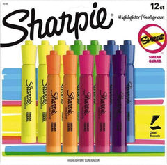 Sharpie - Assorted Colors, Highlighter - Chisel Tip, AP Nontoxic Ink - A1 Tooling