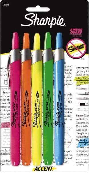 Sharpie - Assorted Colors, Highlighter - Chisel Tip, AP Nontoxic Ink - A1 Tooling