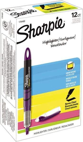 Sharpie - Purple Highlighter - Chisel Tip, AP Nontoxic Ink - A1 Tooling