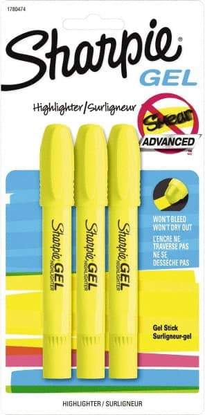 Sharpie - Fluorescent Yellow Highlighter - Chisel Tip, AP Nontoxic Ink - A1 Tooling