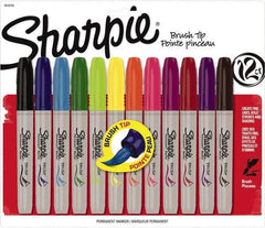 Sharpie - Assorted Colors Permanent Marker - Brush Felt Tip, AP Nontoxic Ink - A1 Tooling