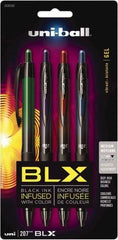 Uni-Ball - 0.7mm Retractable Pen - Blue & Black, Green & Black, Purple & Black, Red & Black - A1 Tooling