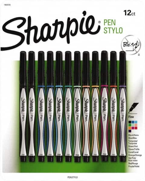 Sharpie - Fine Point Porous Point Pen - Assorted Colors - A1 Tooling